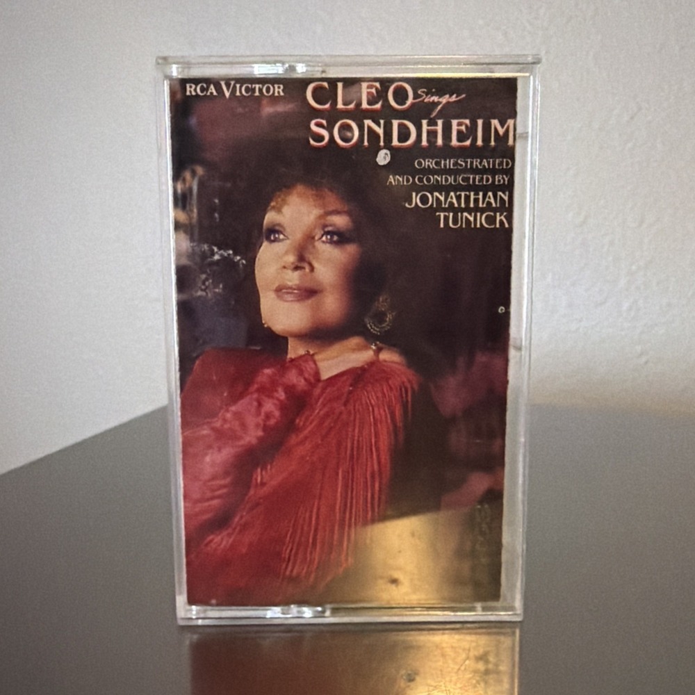 CLEO SONDHEIM ORCHESTRATED‎ AND CONDUCTED BY JONATHAN TUNIC - CASSETTE TAPE